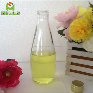 Hot Sale 290ml Drink Glass Bottle Round <strong>Basil</strong> Seed Beverage Fruit Juice Liquid <strong>Container</strong> Bottle with 28mm Ropp Cap - Product Image 3
