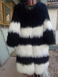 <span class=keywords><strong>Cappotto</strong></span> Corto Personalizzato all'Ingrosso in Vera <span class=keywords><strong>Pelliccia</strong></span> di Agnello Mongolo <span class=keywords><strong>Verde</strong></span>, Giacca Invernale di Nuovo Design alla Moda da Donna - Product Image 4