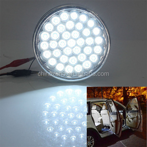 Lampe d'éclairage intérieur 12v, 37 LED, interrupteur marche/arrêt, dôme <span class=keywords><strong>de</strong></span> <span class=keywords><strong>plafond</strong></span> rond pour <span class=keywords><strong>voiture</strong></span> - Product Image 5