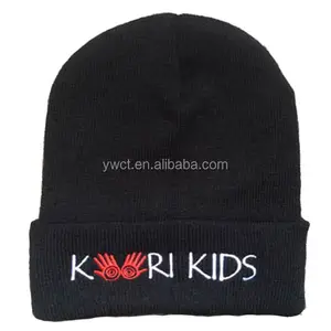 Avustralya Promosyon Çocuk Şapkalar Akrilik Kış Örme Koori Çocuklar Beanies
