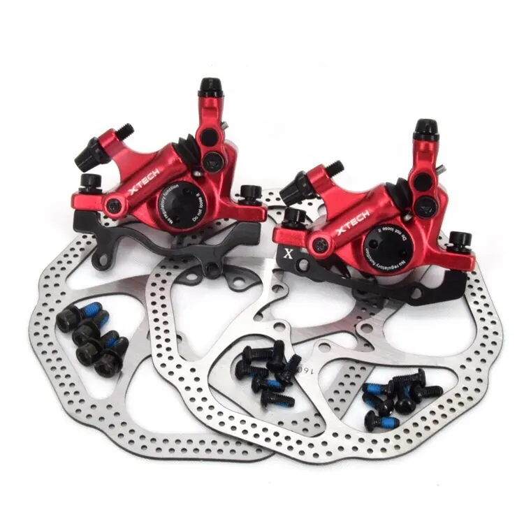 ZOOM MTB Road Line Pulling Hydraulic Disc Brake Calipers Front & Rear Withディスク