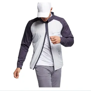 Men's New Fashion Windproof Golf Jacket With Mesh Lining On Sale