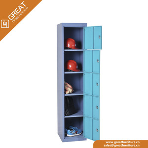 Metal estante ajustable derribar 5 puertas armario <span class=keywords><strong>de</strong></span> acero barato - Product Image 6