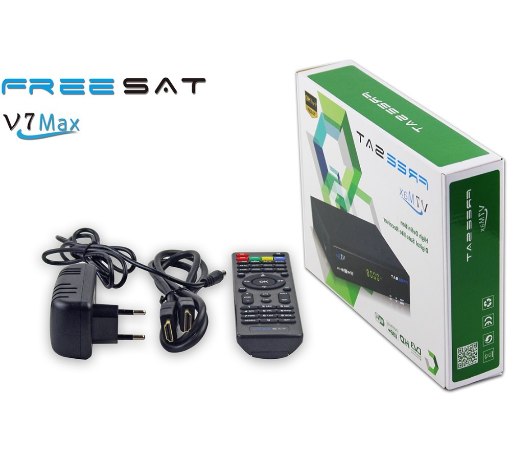 SÁB LIBRE V7 Max 4 K HD DVB-S/S2 Receptor de Satélite Malasia Decodificador Youtube Powervu Cine Chino
