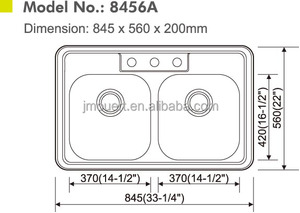 Cuisine en acier inoxydable 304 lavabo italien - Product Image 2