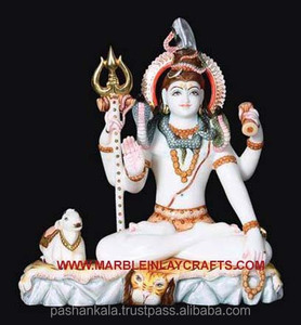 Escultura única de mármol Shiva - Product Image 1