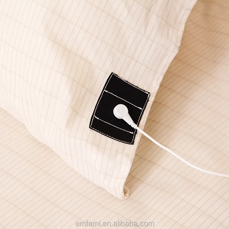 CONDUCTIVE High Quality Earthing Grounding pillow case for good sleep