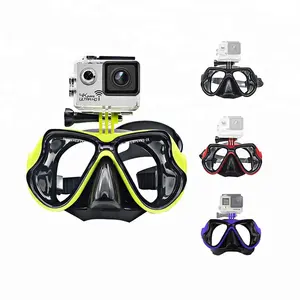 Maschera subacquea da prescrizione maschera subacquea con supporto per videocamera