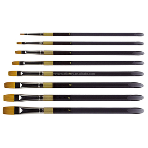 Juego de pinceles para pintura corporal, 3/4 pulgadas, pelo dorado Taklon - Product Image 3