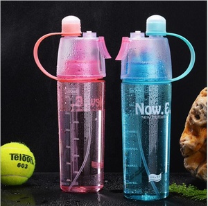 600ml 20 OZ Misting <strong>Spray</strong> Outdoor Sport <strong>Drinking</strong> BPA FREE Water <strong>Bottle</strong> - Product Image 6