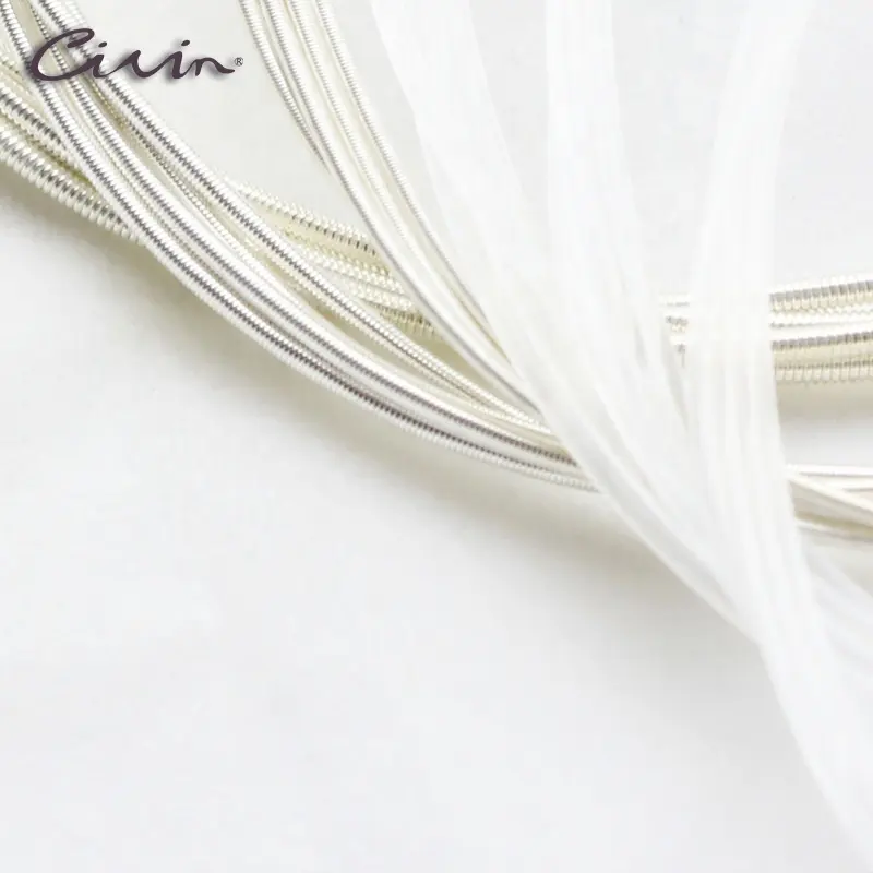 Civin C50 Classical Guitar Strings OEM Factory Bulk Strings Nylon Silvered Coated Copper Wound Strings Plastic Bag