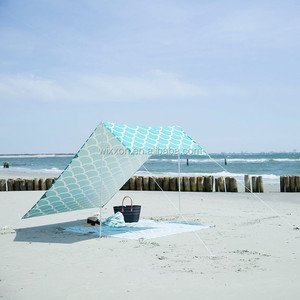Parasol de playa 100% algodón con 3 posiciones ajustables - Product Image 1