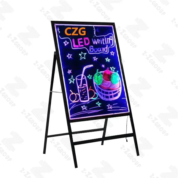 De alta calidad de Control remoto Multi Color LED Luz de tablero de escritura para tiendas/restaurantes/tiendas/cafés publicidad