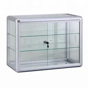 Customized Portable Aluminum Showcases/display show cabinet for trade show
