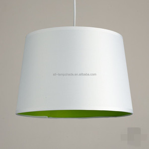 Mới Trắng + Vải Đầy Màu Sắc Lampshades Phong Cách Hiện Đại Trống Bóng Râm Mặt Dây Đèn Chiếu Sáng Bóng Râm - Product Image 6