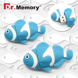 Dibujos animados pez forma Robot <span class=keywords><strong>USB</strong></span> 2,0 unidades Flash personalizado novedad <span class=keywords><strong>Memory</strong></span> Stick 16GB 32GB disco <span class=keywords><strong>USB</strong></span> para carrera Festival regalo de cumpleaños - Product Image 3