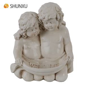 Nuova Statua di Angelo in Preghiera in Resina Bianca, Decorazione per Casa e Giardino, Vendita all'Ingrosso - Product Image 6