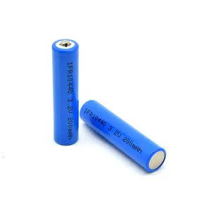 圆柱形 lifepo4 电池 IFR10440 3.2v 200mAh lifepo4 电池组
