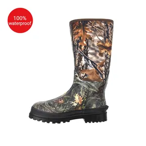 Adorable hiver en gros hommes chasse bottes en caoutchouc