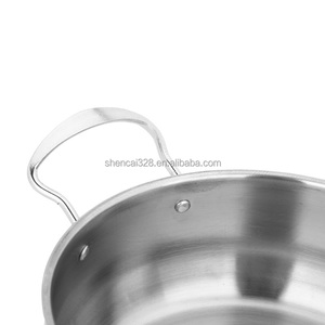 Ensemble <span class=keywords><strong>de</strong></span> casseroles en acier inoxydable <span class=keywords><strong>de</strong></span> qualité supérieure pour la cuisine indienne Batterie <span class=keywords><strong>de</strong></span> cuisine en métal au design moderne pour servir des plats indiens - Product Image 5