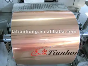 Blue Gold Pink Yellow Coated Aluminium Foil for Air Conditioner