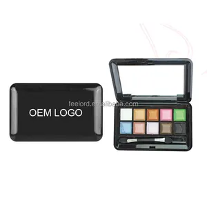 10 cores private label fosco nake maquiagem sombra magnética maquiagem sombra paleta