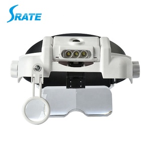 Loupe <span class=keywords><strong>de</strong></span> casque avec 5 lentilles, MG82000M LED pour chirurgie dentaire - Product Image 2