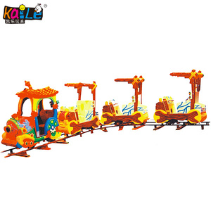 Vendita calda Attrezzature parco A Tema Kiddie Rides Elettrica Corsa All'aperto Pista del Treno 7 sedili 7-10 km/<span class=keywords><strong>h</strong></span> - Product Image 3