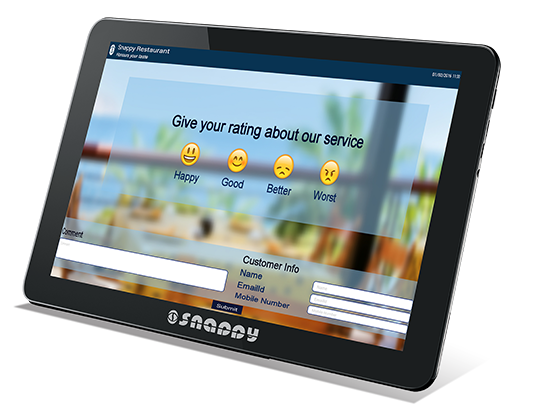 Best Quality 10.1inch Built-In Web Server LCD Multi-Language Support Banking/Hospital Android Customer Feedback Terminal