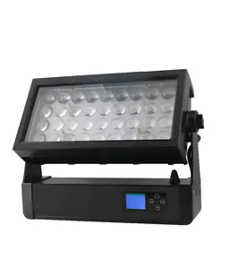 专业户外led照明P5 36x15W RGBW DMX512 RDM无线控制变焦LED洗墙灯