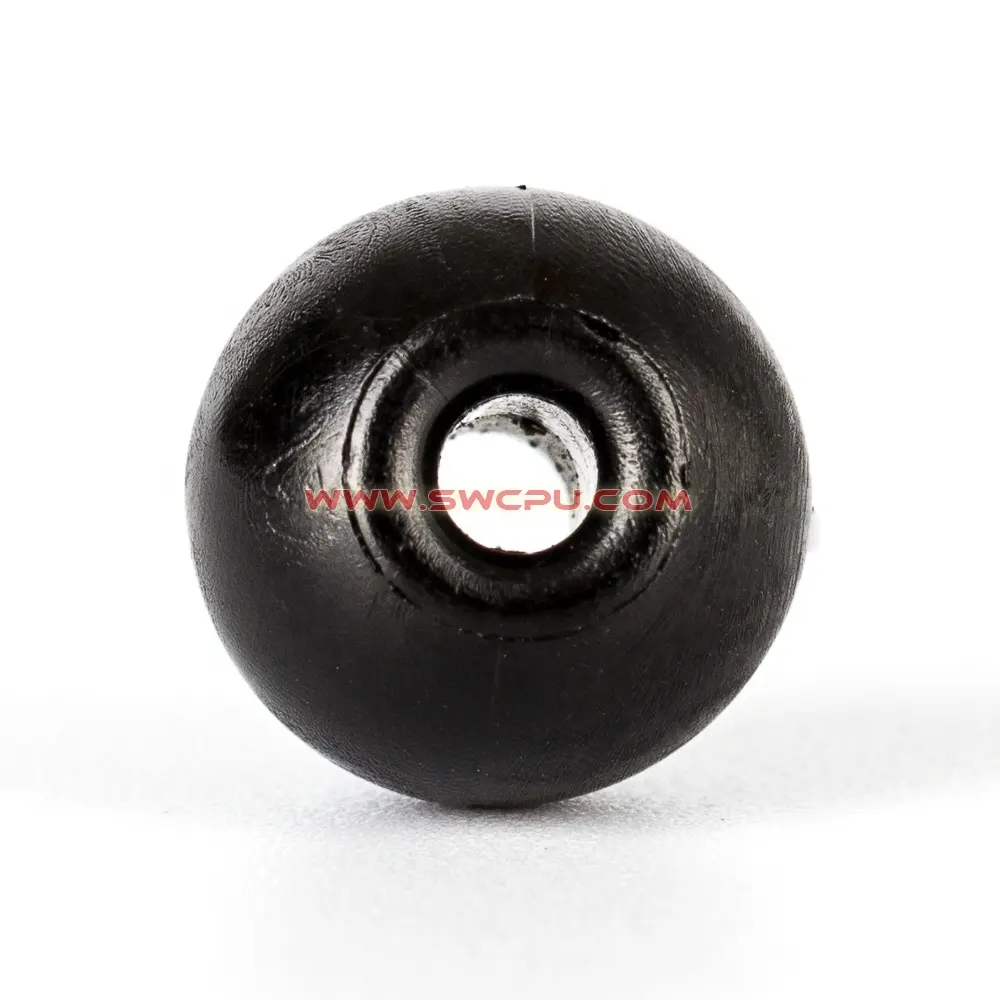 Different diameter hard plastic ball with hole