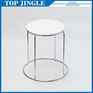 Edgy Square Acrylic Single Stacking <b>Chair</b> - Product Image 2