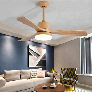 3 aspas <span class=keywords><strong>decorativas</strong></span> modernas para el hogar, sala de estar, iluminación colgante, ventilador de techo de madera para interiores, lámpara colgante - Product Image 5