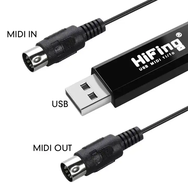 hifing usb in-out midi interface 5