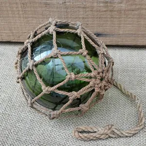 Flotteurs de pêche vintage de 5 à 15 pouces, flotteurs de filet à ligne, boules flottantes en verre - Product Image 1