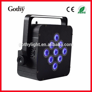 Gothylight 9 x 15 w batterie peut 6in1 pas cher Led Flat Par lumière - Product Image 2