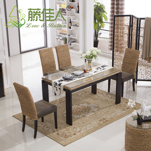 El estilo de los muebles, la silla de la isla indonesia de Bali de jacinto de agua de mesa de bambú natural <span class=keywords><strong>solarium</strong></span> - Product Image 2