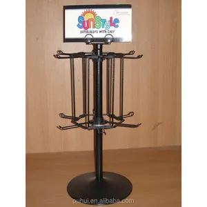 Tischplatte stehend Eisen Draht zinken Ornamente hängen Rack Spinning Retail Display Stand