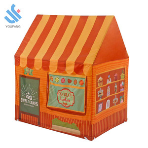 YF-W5106-casa <span class=keywords><strong>de</strong></span> juegos para niños, tienda <span class=keywords><strong>de</strong></span> campaña para interior y exterior, con diseño <span class=keywords><strong>de</strong></span> tienda <span class=keywords><strong>de</strong></span> <span class=keywords><strong>pan</strong></span> y postre, color rosa y marrón - Product Image 4
