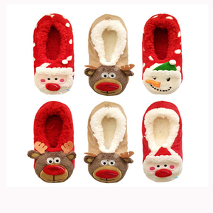 Pantoufles de noël antidérapantes pour enfants, vente en gros, 100 pièces - Product Image 5