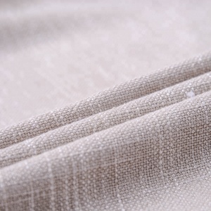 Tissu Jacquard Teint en Fil 100% Polyester Beige 100% Lin TengHui Upholstery 310GSM pour Canapé et Textile de Maison Coussin pour l'Europe - Product Image 3