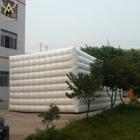 Tente cube gonflable de grande taille, tissu en promotion d'événements