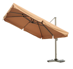 Sombrilla grande cuadrada de alta calidad, 3m x 3m, poste lateral, doble, de aluminio - Product Image 3