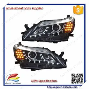 Strip Angel Eyes head light For Toyota Reiz Mark X 2010-2013 Year V1