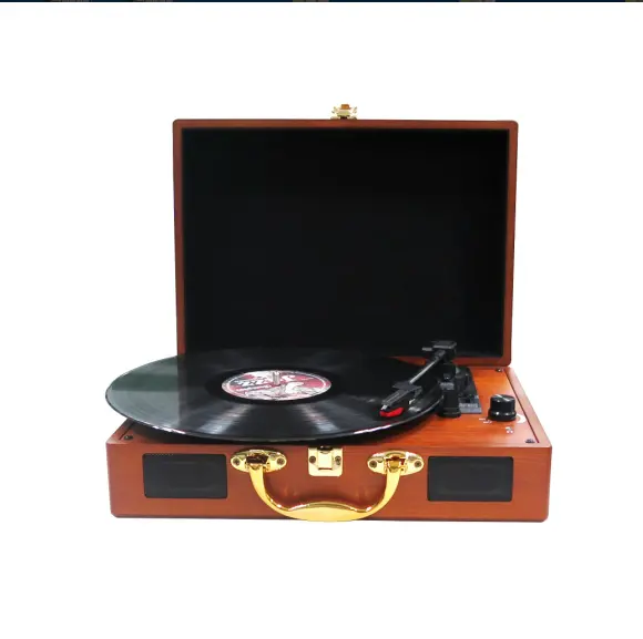 USB B-zahn Vinyl Suitcase Style Turntable Record Player