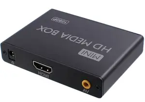 Portatile Mini full HD 1080 P media player con USB sd/SDHC/MMC/slot per schede SD, Autoplay e cicli e curriculum per il display advertising