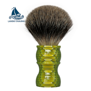 ¡Nuevo estilo 2019! Brochas de afeitar con mango de panal de 26mm para hombres - Product Image 1
