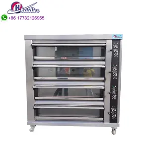 industrial oven for sale,3 Deck large restaurant commercial triple layers 12 trays oven gas for bread and cookies baking