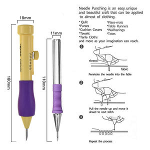 50 couleurs <span class=keywords><strong>magique</strong></span> broderie stylo en plastique couture poinçon aiguilles Kit <span class=keywords><strong>de</strong></span> démarrage pour bricolage couture <span class=keywords><strong>point</strong></span> <span class=keywords><strong>de</strong></span> <span class=keywords><strong>croix</strong></span> pour la créativité - Product Image 4