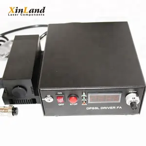 DPSS điều chế Bằng Laser CW/TTL/Analogue 532nm 1000 mw màu xanh lá cây laser bơm diode module Cao laser công suất